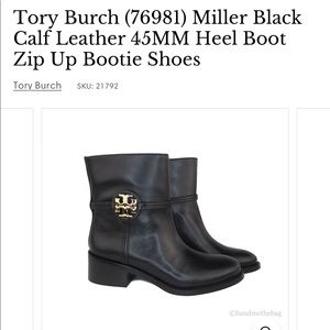 Tory Burch black booties